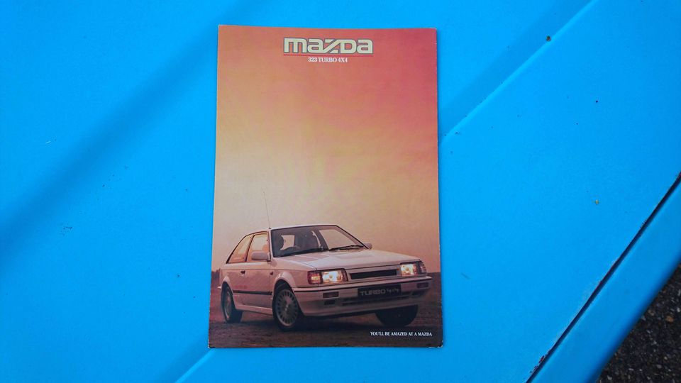 Mazda 323 GTX brochure