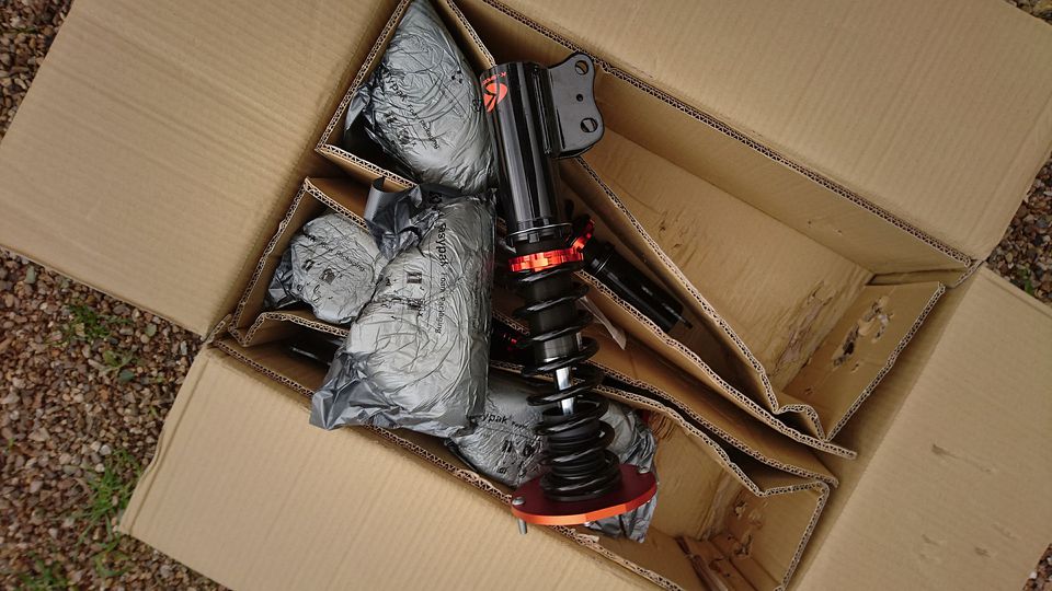 K-Sport coilovers in box