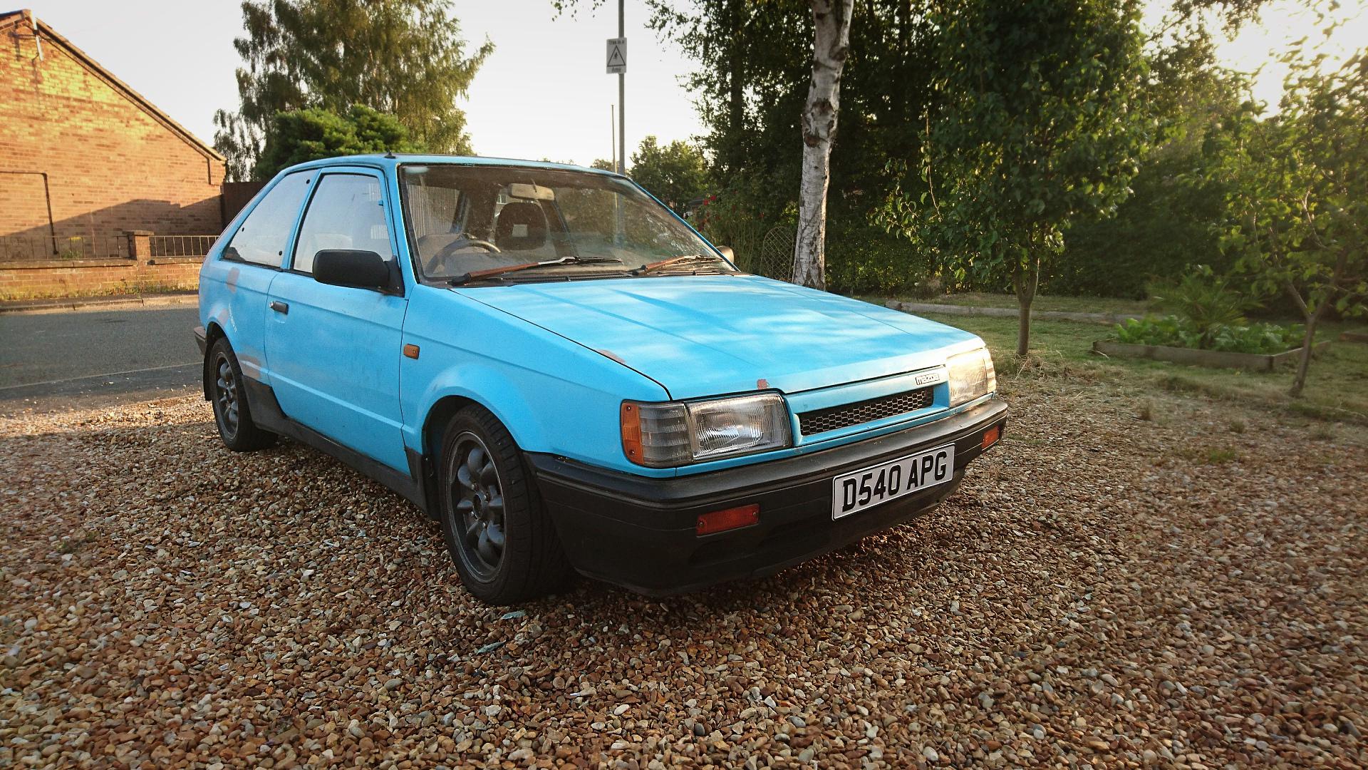 My Mazda on a pretty evening.