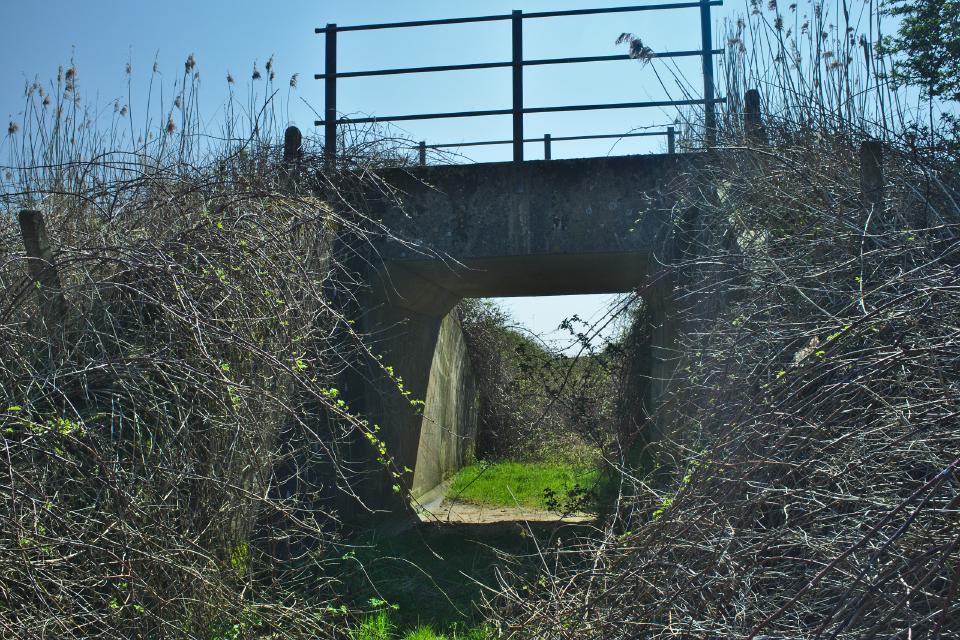 The "Secret" bridge; alas, I was shooting into the sun, so it was hard to get a good exposure.