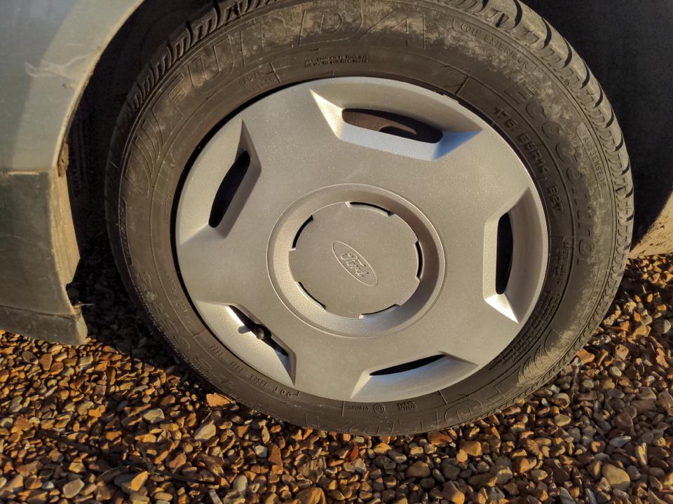 A genuine Ford Fiesta wheeltrim.